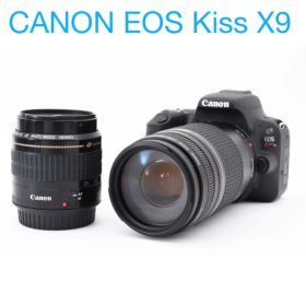 一眼レフカメラ/Canon EOS Kiss X9標準&望遠ダブルレンズセット