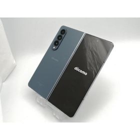 【中古】SAMSUNG docomo 【SIMフリー】 Galaxy Z Fold4 12GB 256GB SC-55C グレイグリーン【ECセンター】保証期間１ヶ月【ランクB】