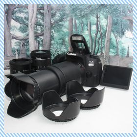 ❤️ミドルクラス一眼レフ❤️Canon EOS 9000D トリプルレンズセット