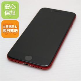 アイフォーン(iPhone)の超美品 SIMフリー iPhone8 64GB レッド M111(スマートフォン本体)