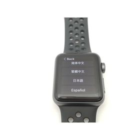 【中古】Apple Apple Watch Series3 Nike+ 38mm GPS スペースグレイアルミ/アンスラサイト/ブラックNikeスポーツバンド【秋葉4号】保証期間１ヶ月【ランクC】