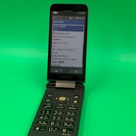 ★極美品 GRATINA KYF39 4GB ブラック SIMフリー KDDI ○