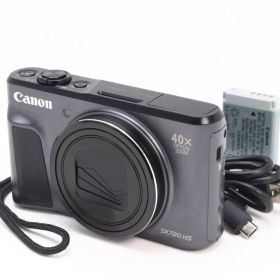 AA- (極上品) Canon キヤノン PowerShot SX720HS ブラック 初期不良返品対応 33-23