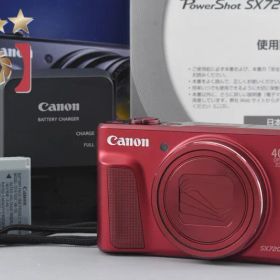 【中古】Canon キヤノン PowerShot SX720 HS レッド コンパクトデジタルカメラ 元箱付き