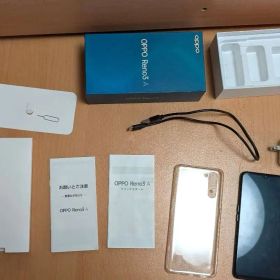 【美品】OPPO Reno3 A 付属品完備＋予備アダプターおまけ付