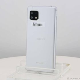 〔中古〕SHARP(シャープ) AQUOS sense4 lite 64GB シルバー SH-RM15 楽天 SIMフリー〔377-ud〕