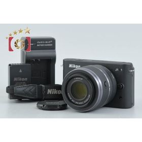 【中古】Nikon ニコン 1 J1 ブラック + 1 NIKKOR 30-110mm f/3.8-5.6 VR シャッター回数僅少
