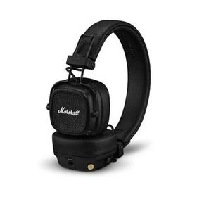 D★Marshall ワイヤレスオンイヤーヘッドホン Major V ブラック Bluetooth / 連続再生100時間 / Q