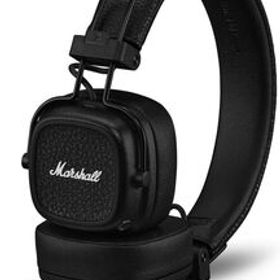 新品 未開封 Marshall ワイヤレスオンイヤーヘッドホン Major V ブラック 黒 Bluetooth 連続再生100時間 Qi充電対応 通話対応 国内正規品