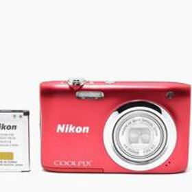 【新品級・動作OK】Nikon COOLPIX A100 レッド 2005万画素 ニコン デジカメ 鮮やか 薄型 軽量 高画質 コンパクトデジタルカメラ 人気モデル