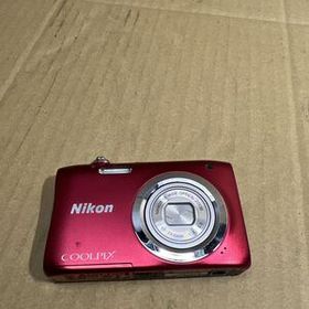 30 レタパ600円発送 中古 ニコン Nikon COOLPIX A100 クールピクス 赤 レッド コンパクトデジタルカメラ