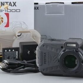 【中古】RICOH リコー PENTAX ペンタックス WG-1000 グレー 防水アクションカメラ 元箱付き