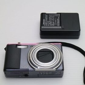 良品中古 RICOH CX2 グレー×ピンク 即日発送 RICOH デジカメ デジタルカメラ 本体 あすつく 土日祝発送OK