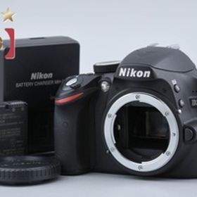 【中古】Nikon ニコン D3200 ブラック デジタル一眼レフカメラ シャッター回数僅少