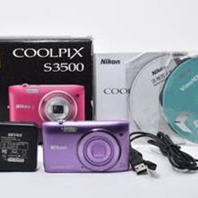 Nikon COOLPIX S3500 コンパクトデジタルカメラ パープル ニコン 410