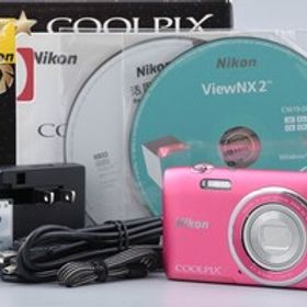 【中古】Nikon ニコン COOLPIX S3500 ストロベリーピンク コンパクトデジタルカメラ 元箱付き