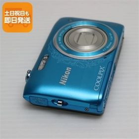 美品 COOLPIX S3500 オリエンタルブルー 即日発送 デジカメ Nikon 本体 あすつく 土日祝発送OK