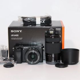 SONY α6400 ダブルズームレンズキット 美品 シャッター57回 4K動画