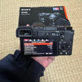 SONY α6400 English menu+sigma 16mm f1.4