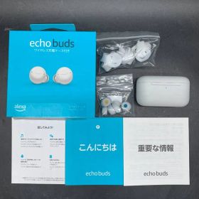 J486 通電OK Echo Buds エコーバッズ 第2世代 アクティブノイズキャンセリング 完全ワイヤレスイヤホン Alexa 白 ホワイト amazon