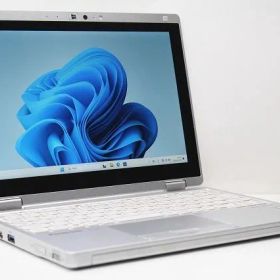 値下げ ノートパソコン 中古 2in1PC Panasonic レッツノート CF-RZ6 第7世代 Core i5 メモリ8GB SSD256GB Windows11 WPS offce搭載 カメラ