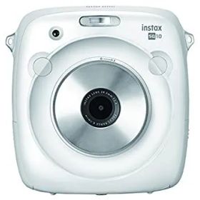 【中古-非常に良い】FUJIFILM デジタルチェキ SQUARE SQ10 ホワイト instax SQUARE SQ10