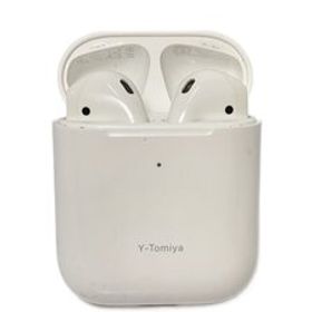 Apple◆ワイヤレスイヤホン/A2031/AirPods第2世代/エアポッツ/ネーム有