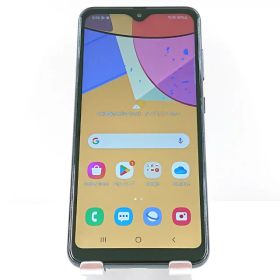Galaxy A21 シンプル SCV49 au ブラック 送料無料 本体 c17392 【中古】