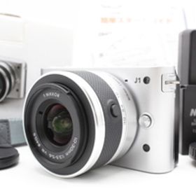 ＜＜化粧箱付き！！シャッター回数22回！！＞＞【美品】NIKON ニコン Nikon 1 J1 標準ズームレンズキット シルバーN1 J1HLK SL #LE2026962