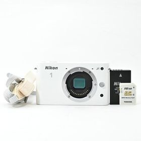 ＜良品＞ Nikon ニコン Nikon 1 J1 ボディ ホワイト｜コンパクトミラーレス一眼｜高速AF＆軽量設計｜サブ機にも最適