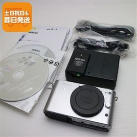 新品同様 Nikon 1 J1 ボディ シルバー 即日発送 ミラーレス一眼 ニコン 本体 あすつく 土日祝発送OK