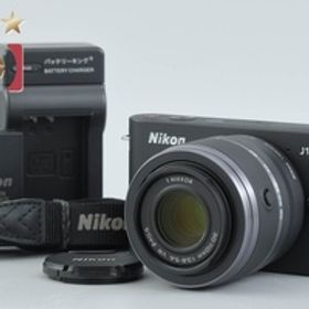 【中古】Nikon ニコン 1 J1 ブラック + 1 NIKKOR 30-110mm f/3.8-5.6 VR シャッター回数僅少