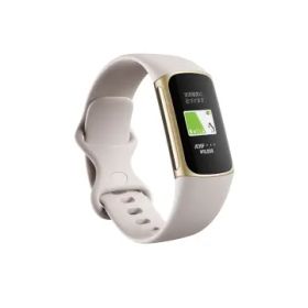 Fitbit Fitbit Charge 5 ルナホワイト/ソフトゴールド ステンレススチール ワンサイズ FB421GLWT-FRCJK