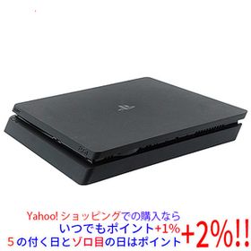 【中古】SONY プレイステーション4 1TB ジェット・ブラック CUH-2200BB01 訳あり 元箱あり