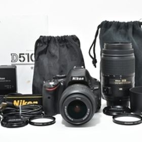 ＜良品＞ Nikon デジタル一眼レフカメラ D5100 ダブルズームキット D5100WZ