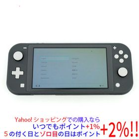 【中古】任天堂 Nintendo Switch Lite(ニンテンドースイッチ ライト) HDH-S-GAZAA グレー 本体のみ 液晶画面いたみ