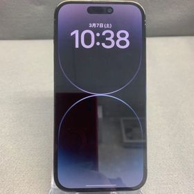 美品 Appleストア版 SIMフリー iPhone14 Pro 256GB スペースブラック色