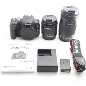 Canon デジタル一眼レフカメラ EOS Kiss X9 ブラック ダブルズームキット