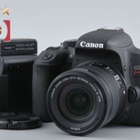 【中古】Canon キヤノン EOS Kiss X9i + EF-S 18-55mm f/4-5.6 IS STM シャッター回数僅少