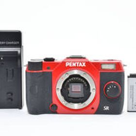 超美品 ペンタックス Q10 ミラーレスデジタルカメラボディ シャッター回数388 レッド Pentax 802