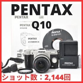 B08[7303A]12★極美品★ ペンタックス PENTAX Q10 ボディ 5-15mm レンズキット 02 STANDARD 【ショット数 2,144回】