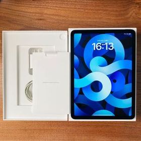 iPad Air (第4世代) / 256GB Wi-Fi スカイブルー / 純正Smart Folio付 / MYFY2J/A / バッテリ容量80％