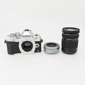 ◇美品【OLYMPUS オリンパス】OM-D E-M10 Mark IV EZダブルズームキット ミラーレス一眼カメラ シルバー シャッター回数:465回