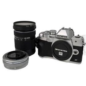 OLYMPUS オリンパス OM-D E-M10 Mark IV 一眼 カメラ 14-42mm F3.5-5.6 EZ 40-150mm F4.0-5.6 R ダブルレンズキット 中古 Z10964106