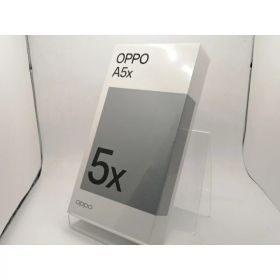 【未使用】Oppo 国内版 【SIMフリー】 OPPO A5x 4GB 128GB ホワイト【川崎駅前】保証期間3ヶ月