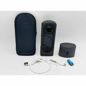 リコー(RICOH)の【極上美品】RICOH THETA X オマケ付 リコー シータメタリックグレー(コンパクトデジタルカメラ)