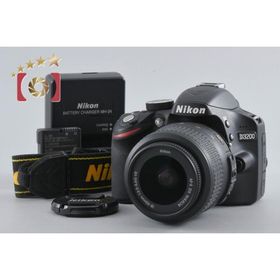 【中古】Nikon ニコン D3200 18-55 VR レンズキット ブラック シャッター回数僅少