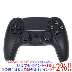 【中古】SONY ワイヤレスコントローラー DualSense CFI-ZCT1J01 ミッドナイト ブラック 本体のみ