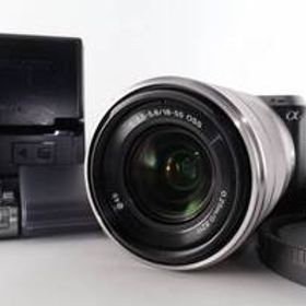 ia0693amy 【美品】SONY ミラーレス一眼α NEX-C3 ズームレンズキット ブラック NEX-C3K/B