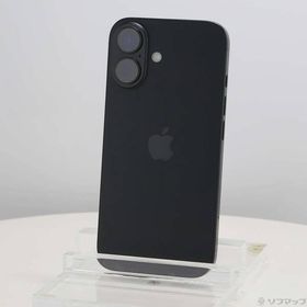 〔中古〕Apple(アップル) iPhone16 512GB ブラック MYE23J／A SIMフリー〔371-ud〕